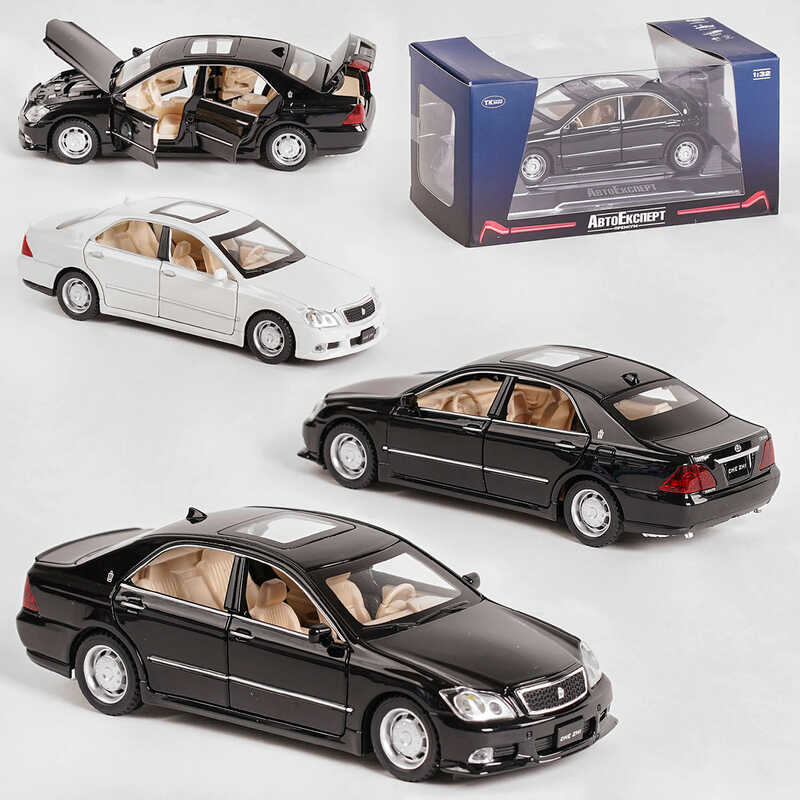 Машина GT - 2045 (72/2) “Авто Експерт“, 2 кольори, металопластик, 1:32, світло, звук, інерція, відчиняються двері, багажник, капот, в коробці