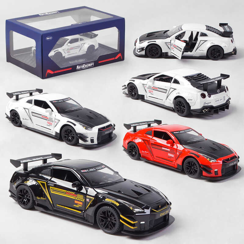 Машина GT - 2247 (24/2) “Авто Експерт Преміум“ 3 кольори, металопластик, 1:24, інерція, світло, звук, відчиняються на верх дверей, багажник, капот, в коробці, МІКС ВИДІВ