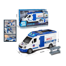 Машина JS 126 A (36) “Поліція”, масштаб 1:16, тематичні сигнали, підсвічування, інерція, відкривається дах та двері, в коробці