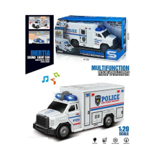Машина JS 165 A (72/2) “Поліцейський фургон”, звук, підсвітка, масштаб 1:20, гумові колеса, інерція, в коробці