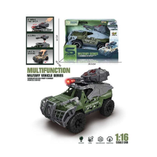 Машина JS 207 (24/2) автоматична вібрація дула, масштаб 1:16, підсвічування, інерція, на батарейках, рухома башта з тріскачкою, в коробці