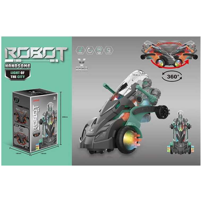 Машина LD 163 A (72/2) колесо вільного руху, світло, звук,  в коробці