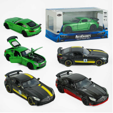 Машина LF-53972 (48/2) “Авто Експерт“, 3 кольори, металопластик, 1:32, світло, звук, інерція, відчиняються двері, капот, в коробці, МІКС ВИДІВ