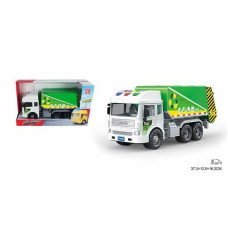 Машина RJ 6671-5 (24/2) сміттєвоз, масштаб - 1:14, підсвічування, звукові ефекти, інерція, гумові шини, рухомий сміттєвий бак,  в коробці