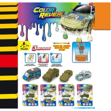 Машина SK-J 11 (360) металопластик, змінює колір, на листі, ВИДАЄТЬСЯ ТІЛЬКИ МІКС ВИДІВ