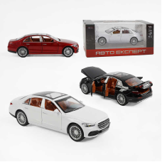 Машина TX 55070 (48/2) “Авто Експерт“, 3 види, металопластик, масштаб 1:22, світло, звук, інерція, відчиняються двері, багажник, в коробці,МІКС