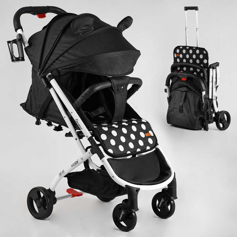 Візок прогулянковий дитячий “JOY“ Elegans A-43081 (1) рама алюмінієва, футкавер, підсклянник, телескопічна ручка