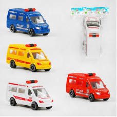 Машина А 01-04 (288/2) “Спецтехніка“, 4 види, інерція, в пакеті, ВИДАЄТЬСЯ ТІЛЬКИ МІКС ВИДІВ