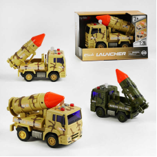 Машина військова WY 440 C /441 C (36) 2 види, масштаб 1:20, звуки, підсвічування, інерція, рухомі елементи, в коробці