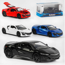 Машина металопластик LF-11895 (72) “Авто Експерт“, 3 кольори, 1:32, світло, звук, інерція, відчиняються двері, багажник, капот, в коробці