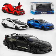 Машина металопластик LF - 77123 (72/2) “Авто Експерт“, 4 кольори, 1:32, світло, звук, інерція, відчиняються двері, багажник, капот, в коробці