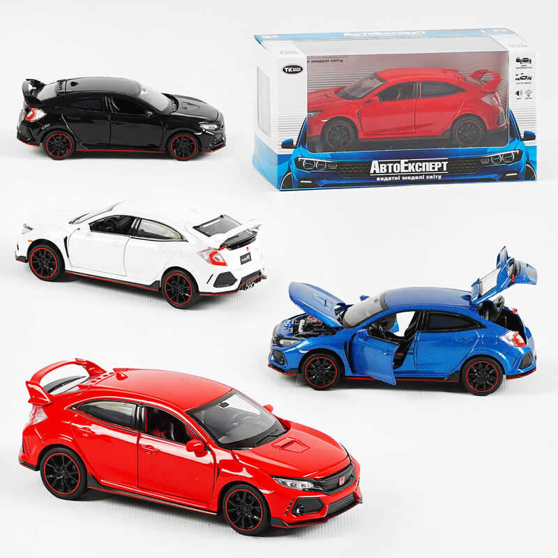 Машина металопластик LF - 85358 (72) “Авто Експерт“, 4 кольори, 1:32, світло, звук, інерція, відчиняються двері, багажник, капот, в коробці