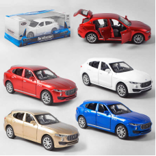 Машина металопластикова 41094 (96/2) “Авто Експерт“, 4 кольори, 1:32, світло, звук, інерція, відчиняються двері, багажник, в коробці