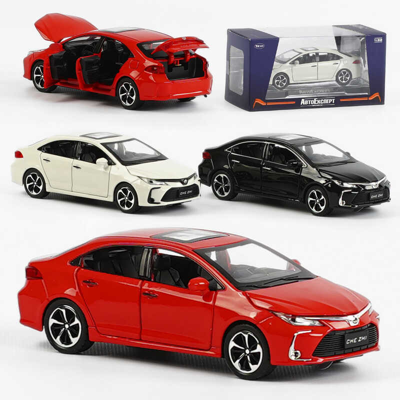 Машина металопластик GT - 6258 (72/2) “Авто Експерт“, 3 кольори, 1:32, світло, звук, інерція, відчиняються двері, багажник, капот, в коробці