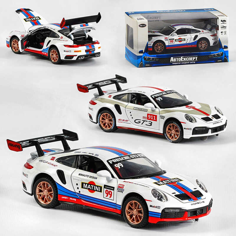 Машина металопластик LF - 01121 (72/2) “Авто Експерт“ 2 види, 1:32, світло, звук, інерція, відчиняються двері, багажник, капот, в коробці