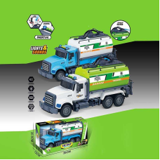 Машина музична 687-46 B (24/2) 2 види, “Спецтехніка“, підсвічування, звукові ефекти, інерція, бризкає водою, рухомі деталі, в коробці