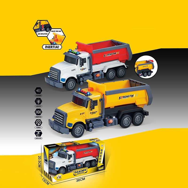 Машина музична 687-51 B (24/2) 2 види, “Вантажівка“, підсвічування, звукові ефекти, інерція, рухомі деталі, в коробці Машина музична 687-51 B (24/2) 2 види, “Вантажівка“, підсвічування, звукові ефекти, інерція, рухомі деталі, в коробці