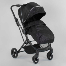 Візок прогулянковий дитячий “JOY“ Liliya 61755 (1) колір ЧОРНИЙ, футкавер