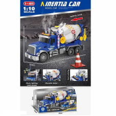 Машина музична ZH 811-1 (18)  “Спецтехніка”, на батарейках, парогенератор, звук, підсвітка, масштаб 1:10, інерція, рухомі елементи, в коробці 