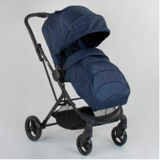 Візок прогулянковий дитячий “JOY“ Liliya 66916 (1) колір СИНІЙ, футкавер