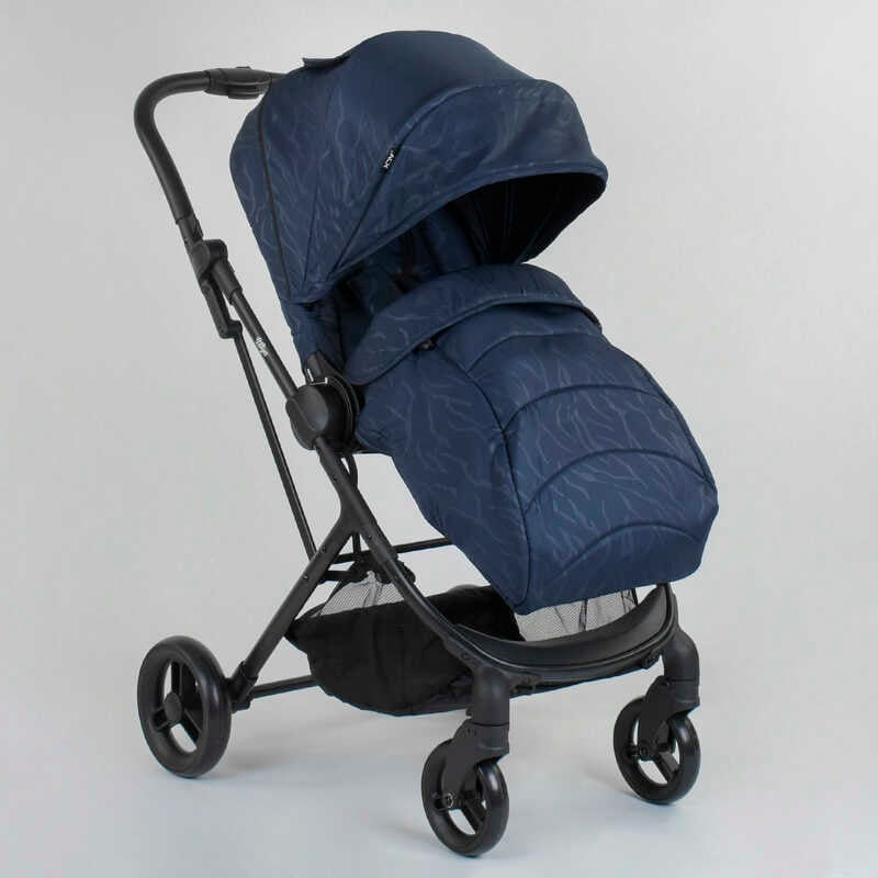 Візок прогулянковий дитячий “JOY“ Liliya 66916 (1) колір СИНІЙ, футкавер