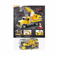 Машина музична ZH 811-3 (18) “Спецтехніка”, на батарейках, парогенератор, звук, підсвітка, масштаб 1:10, інерція, рухомі елементи, в коробці 