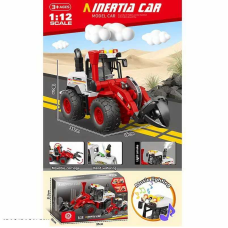 Машина музична ZH 815-4 (24) “Трактор“, підсвічування, звуки транспорту, 1:12, парогенератор, інерція, прогумовані колеса, рухомі деталі, в коробці