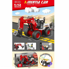 Машина музична ZH 815-5 (24) “Трактор“, підсвічування, звуки транспорту, 1:12, парогенератор, інерція, прогумовані колеса, рухомі деталі, в коробці