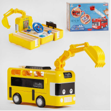 Машина музична 265-2 (18) світло, звук, функціональні кнопки, ковш знімний, в коробці