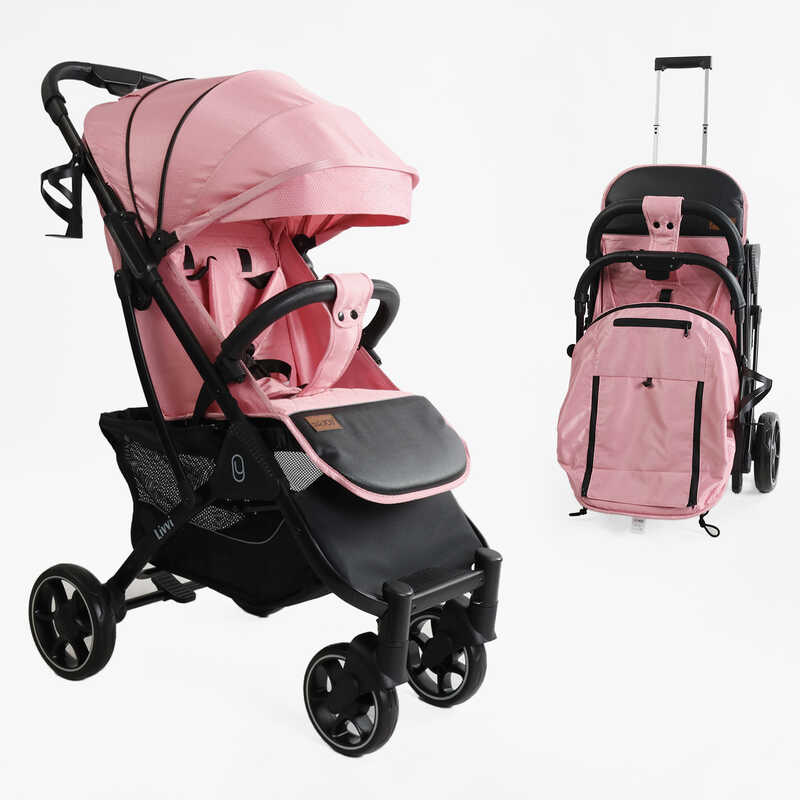 Візок прогулянковий дитячий “JOY“ Livvi LV-06341 (1) рама алюмінієва, футкавер, підсклянник, телескопічна ручка, в коробці