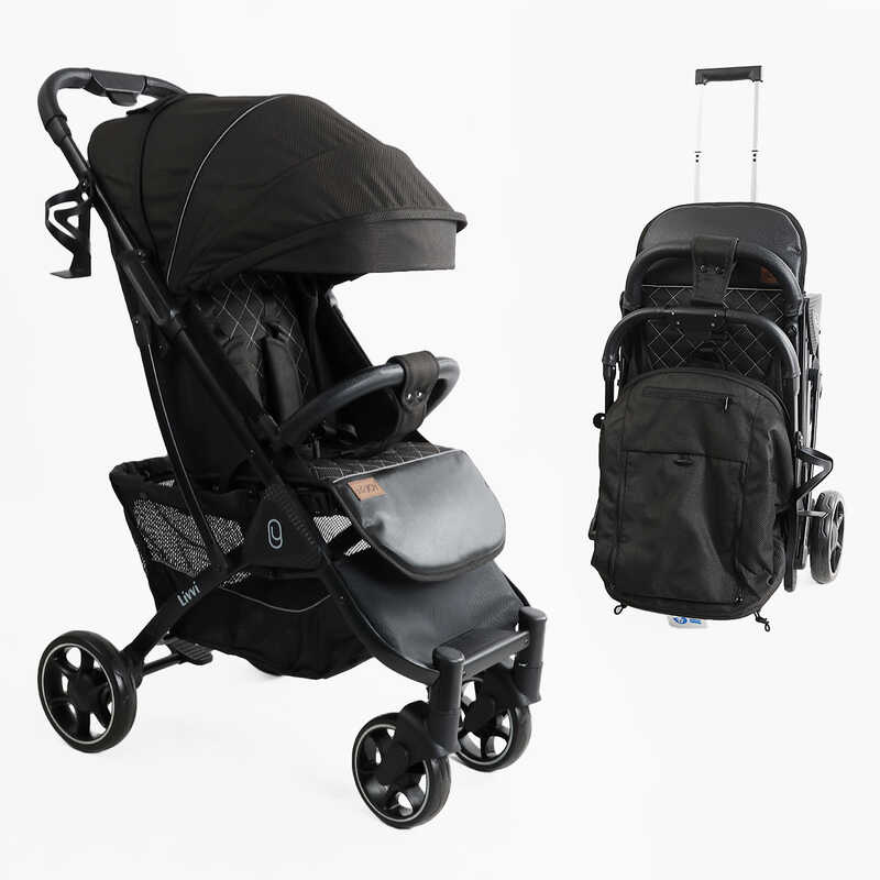 Візок прогулянковий дитячий “JOY“ Livvi LV-08160 (1) рама алюмінієва, футкавер, підсклянник, телескопічна ручка, в коробці