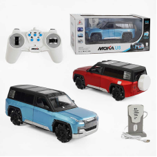 Машина на радіокеруванні 2155 (12) 2 кольори, світло, звук, відчиняються двері, автоматичне паркування, 1:12, обертання на 360°, пульт 2.4 GHz, в коробці