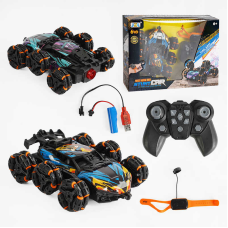 Машина на радіокеруванні 2370-1 (24) 2 види, підсвічування, акум. 3,7 V, парогенерація, пульт, браслет, USB-кабель, в коробці