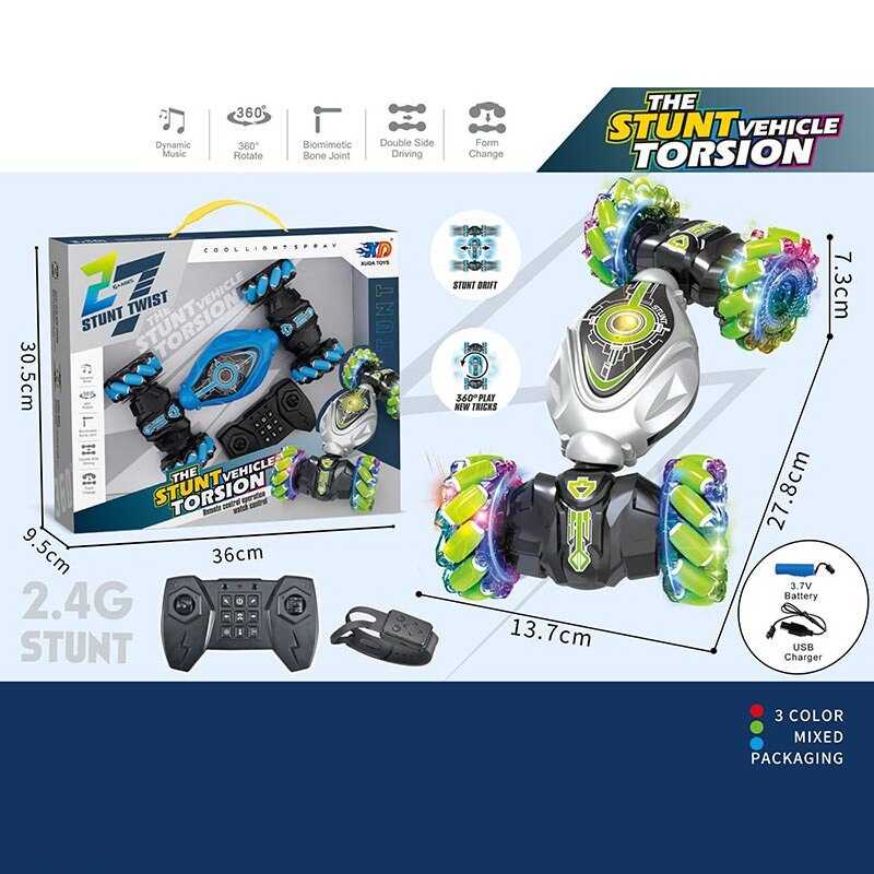 Машина на радіокеруванні 3688 G 108 A (24) акумулятор 3.7 V, пульт 2.4 G, підсвічування, мелодії, роликові колеса, в коробці