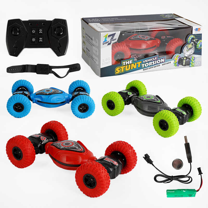 Машина на радіокеруванні 3688 G 137 A (24) 3 кольори, підсвічування, звук, гумові колеса, акум. 3,7 V, пульт 2.4G, обертається на 360°, трансформація, в коробці, ВИДАЄТЬСЯ ТІЛЬКИ МІКС ВИДІВ