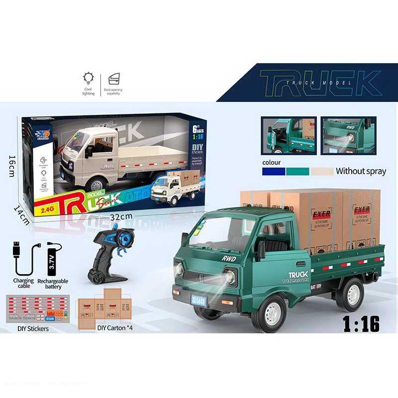 Машина на радіокеруванні 3688 G 146 A (36) акумулятор 3.7 V, пульт 2.4 G, 1:16, підсвічування, гумові шини, рухливі елементи, в коробці