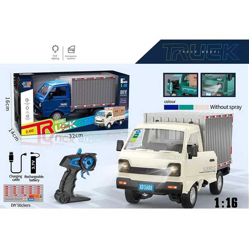 Машина на радіокеруванні 3688 G 147 A (36) акумулятор 3.7 V, пульт 2.4 G, 1:16, підсвічування, гумові шини, рухливі елементи, в коробці