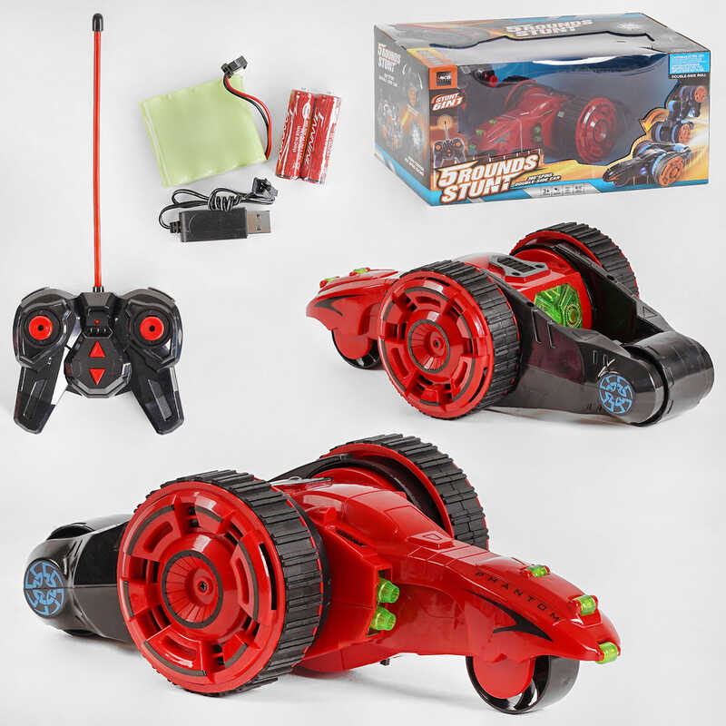 Машина на радіокеруванні 5588-604 (12) 2 кольори, підсвічування, пульт 2,4 G, акум. 4,8 V, у коробці 