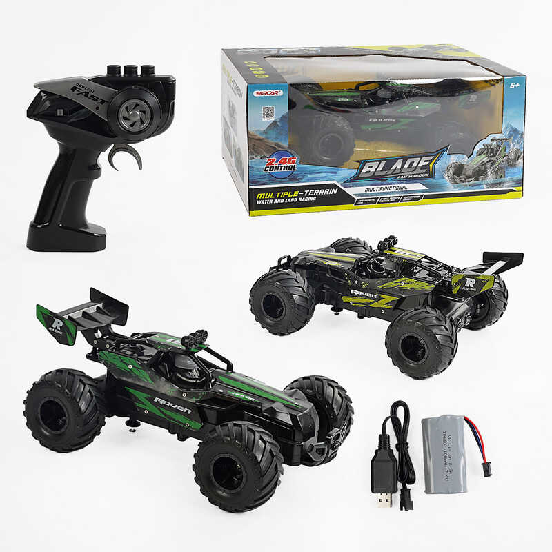 Машина на радіокеруванні 666-815 A (12) 2 кольори,  акум. 7.4 V, USB-кабель, пульт 2.4G, протиударний корпус, гумові шини, в коробці