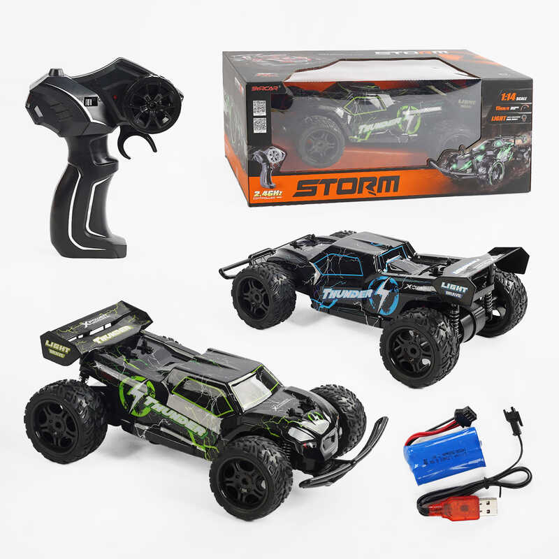 Машина на радіокеруванні 666-830 A (16) 2 кольори, підсвічування, акумулятор 7.4 V, пульт 2.4 GHz, гумові шини, в коробці Машина на радіокеруванні 666-830 A (16) 2 кольори, підсвічування, акумулятор 7.4 V, пульт 2.4 GHz, гумові шини, в коробці