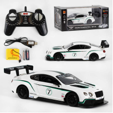 Машина на радіокеруванні 866-1817 B (24/2) “Bentley“, світло, акумулятор 4,8V, 2.4 Ghz-А, батарейки, у коробці