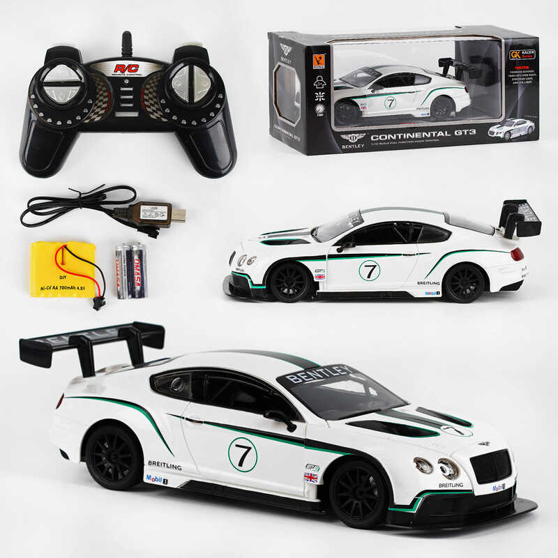 Машина на радіокеруванні 866-1817 B (24/2) “Bentley“, світло, акумулятор 4,8V, 2.4 Ghz-А, батарейки, у коробці
