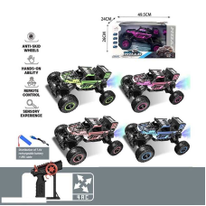 Машина на радіокеруванні 911-716 A (8) парогенерація, амортизація, підсвічування, великі гумові шини, акум. 7.4V, USB-кабель, в коробці, ВИДАЄТЬСЯ МІКС ВИДІВ
