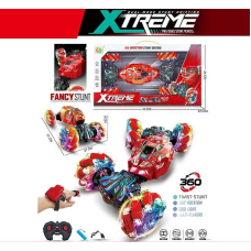 Машина на радіокеруванні 955-233 (20/2) акумулятор -  3.7 V, пульт, браслет, USB - кабель, оберт 360°, зміна положення корпусу, підсвічування, роликові колеса, в коробці