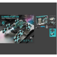 Машина на радіокеруванні CV-D 600-2 (24) музика, перевертиш, підсвічування, пульт 2.4G + сенсорний браслет, акум. 3.7V, режим демонстрації, піпетка, викрутка, USB-кабель, парогенерація, в коробці