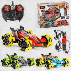 Машина на радіокеруванні D 09 (12) 3 кольори, пульт д/к 2,4 GHz та сенсорний браслет, парогенератор, звук, світло, акум. 7,4 V, у коробці, МІКС ВИДІВ