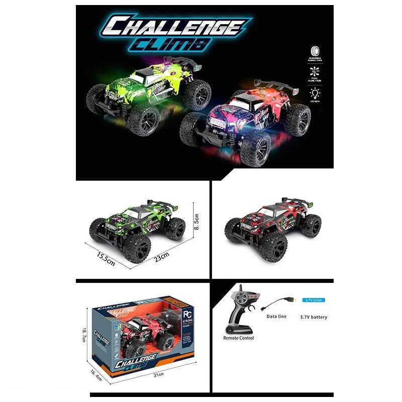 Машина на радіокеруванні DH 666-84 A (24/2) 2 види, підсвічування, амортизація, протиударний корпус, пульт 2.4 GHz, акумулятор 3.7 V, в коробці Машина на радіокеруванні DH 666-84 A (24/2) 2 види, підсвічування, амортизація, протиударний корпус, пульт 2.4 GHz, акумулятор 3.7 V, в коробці