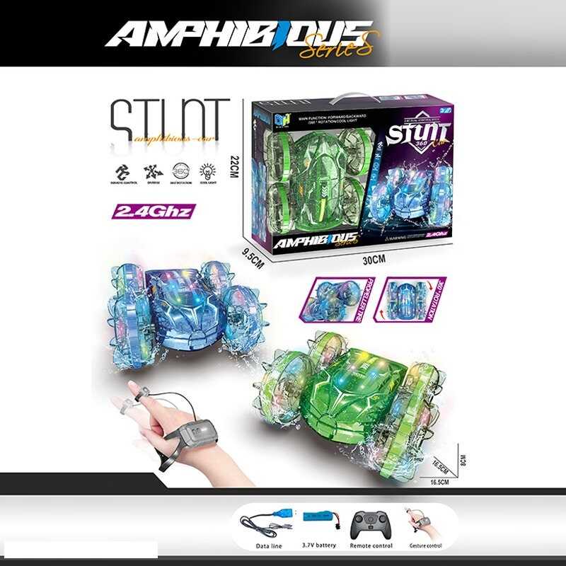 Машина на радіокеруванні DH 666-91 B-1 (48/2) 2 види, підсвічування, вологозахист, перевертиш, оберти на 360°, 2 види керування: браслет/пульт 2.4GHz, акумулятор 3.7 V, в коробці Машина на радіокеруванні DH 666-91 B-1 (48/2) 2 види, підсвічування, вологозахист, перевертиш, оберти на 360°, 2 види керування: браслет/пульт 2.4GHz, акумулятор 3.7 V, в коробці