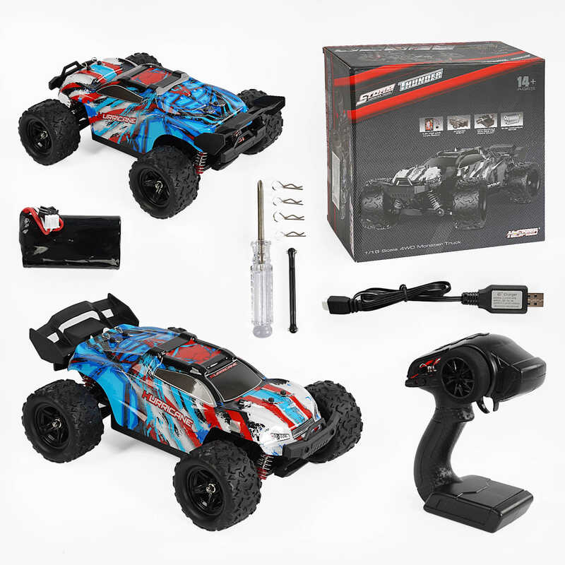 Машина на радіокеруванні HS 18321 (8) акумулятор 7.4 V, USB-кабель, пульт 2.4 G, протиударний корпус, гумові шини, швидкість до 36 км/г, в коробці Машина на радіокеруванні HS 18321 (8) акумулятор 7.4 V, USB-кабель, пульт 2.4 G, протиударний корпус, гумові шини, швидкість до 36 км/г, в коробці