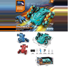 Машина на радіокеруванні JD 155-13 A (36) 3 кольори, парогенератор, акум. 3,7V, пульт 2.4G, USB-кабель, підсвічування, викрутка, в коробці, ВИДАЄТЬСЯ ТІЛЬКИ МІКС ВИДІВ